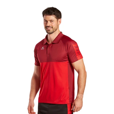 Abbildung von Erima Six Wings Poloshirt rot, 2XL Herren