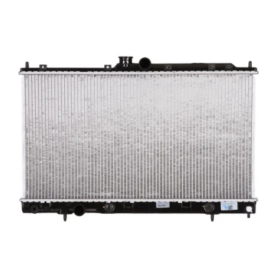 Abbildung von NRF 53779 Kühler, Motorkühlung Aluminium 684 373 17 mit Anbauteilen Kühlrippen gelötet MITSUBISHI: Lancer 7 Kombi