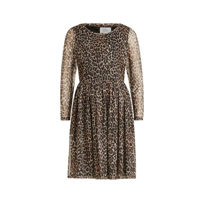 Abbildung von Vera Mont À Encolure Ronde Freizeitkleid, Damen, Größe: 36, Brown dark blue