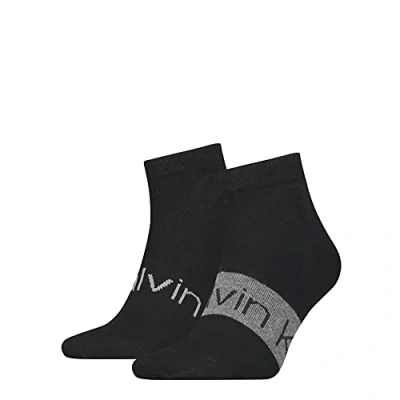Abbildung von Calvin Klein Underwear Sneaker LOGO 2 PACK Unisex Socken, Herren, Größe: 39 42, Black