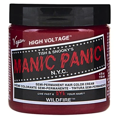 Abbildung von Manic Panic Wildfire Classic Creme, Vegan, Cruelty Free, Red Semi Permanent Hair Dye 118ml
