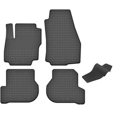 Abbildung von Gummimatten mit Tunnel kompatibel Ford Grand C MAX (2010 2018) ideal angepasst 5 Teile EIN Set