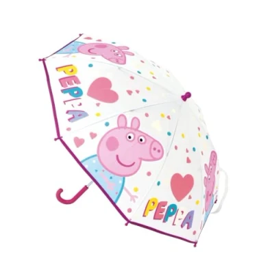 Abbildung von Safta Peppa Pig Having Fun Manueller Regenschirm, 460 mm, hellrosa, único