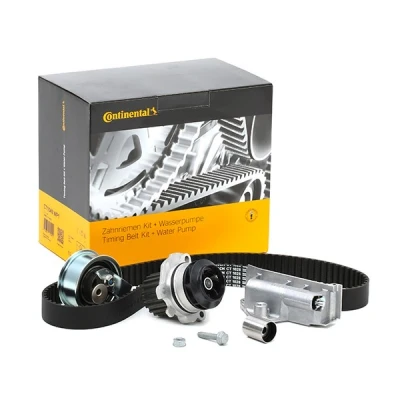 Abbildung von CONTITECH CT1028WP7 Wasserpumpe + Zahnriemensatz mit Spanndämpfer, Spannrolle 120 AUDI: A4 B5 Limousine, A6 C5 Avant, A3 Schrägheck