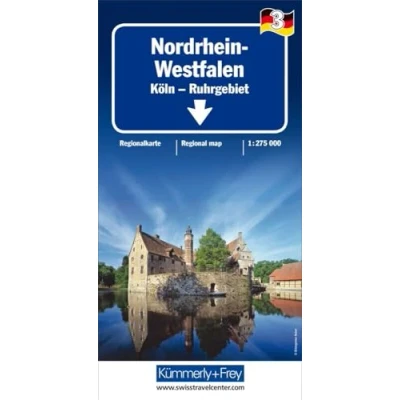 Abbildung von Kümmerly+Frey Regional Strassenkarte 3 Nordrhein Westfalen 1:275.000: Mit Köln und Ruhrgebiet. Inkl. Ortsverzeichnis Reiseinformationen