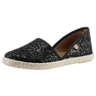 Abbildung von VERBENAS Espadrille &quot;CARMEN GLITTER&quot;, Slipper, Sommerschuh, Strandschuh mit Glitzer