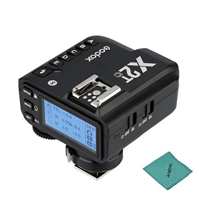 Abbildung von Godox X2T C E TTL II Drahtloser Blitzauslöser 1 / 8000s HSS 2.4G Auslösersender Kompatibel mit Canon DSLR Kameras für V1 TT685C TT350C V860II TT600 AD200 AD200Pro