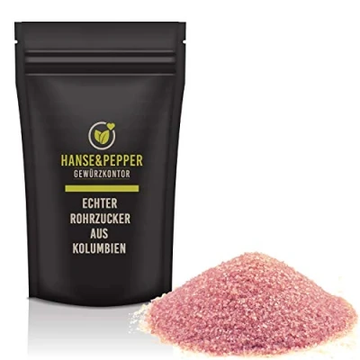 Abbildung von 1kg Echter Rohrzucker aus Kolumbien unraffiniert Brauner Zucker natürlich von Hanse&amp;Pepper Gourmet Serie