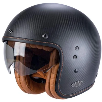 Abbildung von Scorpion Motorradhelm BELFAST CARBON Schwarz Mat, Schwarz, S