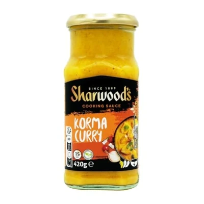 Abbildung von Sharwood`s Korma Curry Sauce, 6er Pack (6 x 420g)