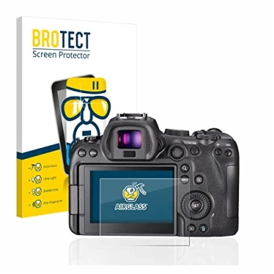 Abbildung von BROTECT Schutzglas für Canon EOS R6 Schutzfolie Panzer Folie Glas [Extrem Kratzfest 9H, Anti Fingerprint, Ultra Transparent]