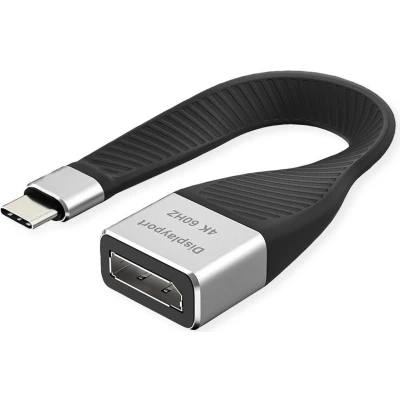 Abbildung von Roline DisplayPort Adapter / USB C 0,13m schwarz (12.03.3240)