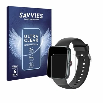 Abbildung von Savvies 6 Stück Schutzfolie für Pthtechus S80K Displayschutz Folie Ultra Transparent