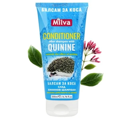 Abbildung von Milva Chinine Strong Hair Conditioner, Verlängert die Wirkung von Chinin Shampoo, Haarausfallbehandlungen für Männer und Frauen, Nährt Haarwurzeln Kopfhaut, Stimuliert das Haarwachstum, 200 ml
