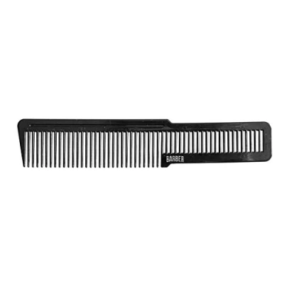 Abbildung von BARBER MARMARA Hair beard comb Styling Kamm Friseur für Haar &amp; Bart bruchfest flexibel antistatisch Griffkamm zweiseitig hitzebeständig Haarkamm Männer Barbershop (037)