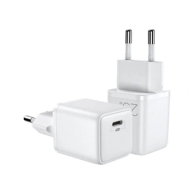 Abbildung von Joyroom Schnellladegerät USB Typ C 25W 3A EU Stecker weiß (L P251)