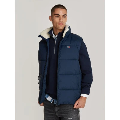 Abbildung von Tommy Jeans Puffer VEST Weste, Herren, Größe: Large, Dark night navy