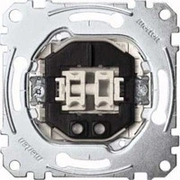 Abbildung von Schneider Electric Merten MEG3105 0000 Serien Kontrollschalter Einsatz, 1 polig, 10 AX, AC 250 V, Steckklemmen, Unterputz zum Einbau von Steckdosen und Schalter, Made in Germany