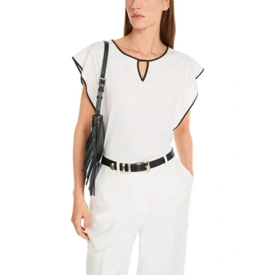 Abbildung von Marc Cain Tshirt print, Damen, Größe: 40, White