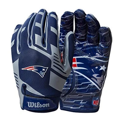 Abbildung von Wilson Handschuhe NFL TEAM SUPER GRIP, Einheitsgröße für Jugendliche, Silikon/Stretch Lycra