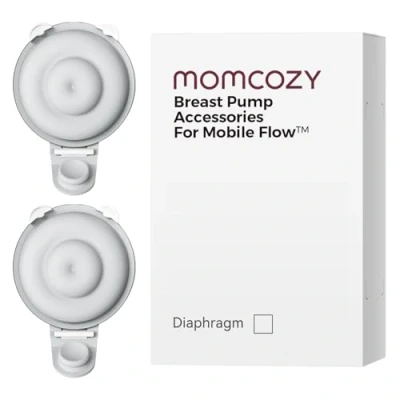 Abbildung von Momcozy Mobile Flow M9 Upgrade Membran, Original Ersatzzubehör für Milchpumpe, 2 Stück