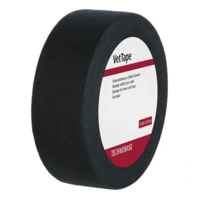 Abbildung von VetTape Klauenverband Schwarz, 50 m x 5 cm, MS Schippers