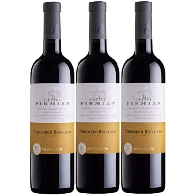 Abbildung von Castel Firmian Teroldego Rotaliano Trentino DOC Rotwein Wein trocken Italien I FeinWert Paket (3 Flaschen)