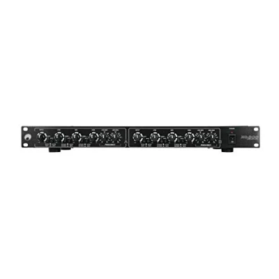 Abbildung von Omnitronic XO 300 Aktive Frequenzweiche Frequenzweiche, Stereo 3 Wege Betrieb Symmetrische Ein und Ausgänge über XLR Buchsen