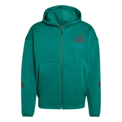 Abbildung von adidas Sportswear Sweatjacke, Herren, Größe: XS, Collegiate green