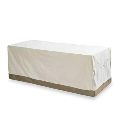 Abbildung von Lumaland Gartenmöbel Schutzhülle Abdeckung für Gartentisch 183 x 114,3 67,3 cm, robuste Oxford 600D 280 g/m² Wasserdicht