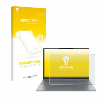 Abbildung von upscreen Entspiegelungs Schutzfolie für Lenovo Yoga Slim 7i Gen 9 15&quot; Aura Edition Displayschutz Folie Matt [Anti Reflex, Anti Fingerprint]