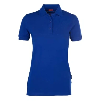 Abbildung von HRM Damen Heavy Performance Polo, royalblau, Gr. XS I Premium Polo Shirt Basic Polohemd bis 60C waschbar Hochwertige &amp; nachhaltige Oberteile Workwear