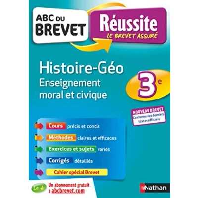 Abbildung von ABC Réussite Brevet Histoire Géo Enseignement moral et civique