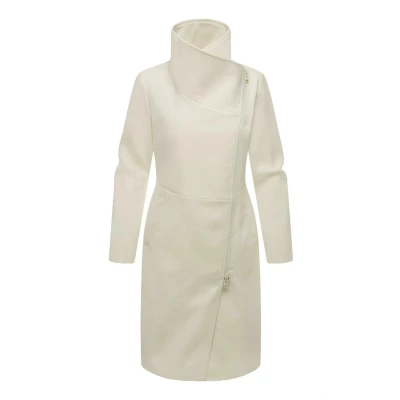 Abbildung von Navahoo Samtrose 14 Klassischer Mantel, Damen, Größe: XS, Off white