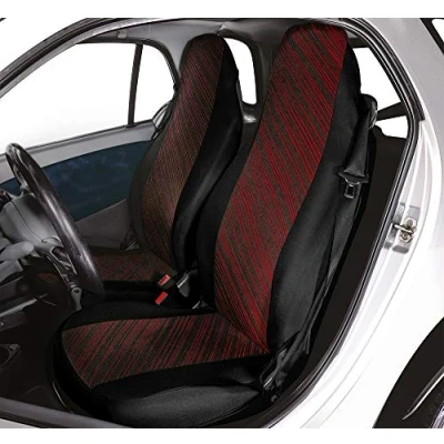 Abbildung von CORA 000129168 Custom Vordersitzbezüge Smart Fortwo, Diago Red