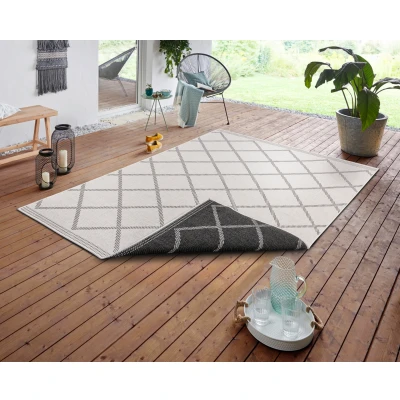 Abbildung von NORTHRUGS Teppich &quot;Corsica Wendeteppich&quot;, rechteckig, In &amp; Outdoor, Wetterfest, Balkon, Garten, Wohnzimmer, Wasserfest