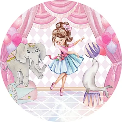 Abbildung von Fondant Tortenaufleger Tortenbild Geburtstag kompatibel mit Prinzessin Ballerina Fee K 0