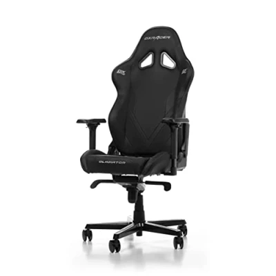 Abbildung von DXRacer (das Orginal Gladiator G001 Gaming Stuhl, Kunstleder, Schwarz, 200 cm