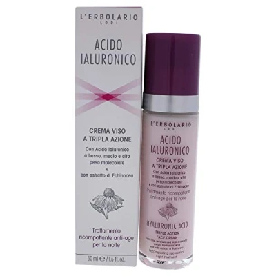 Abbildung von L&#039;Erbolario Nachtcreme mit Dreifachwirkung, 1er Pack (1 x 50 ml)