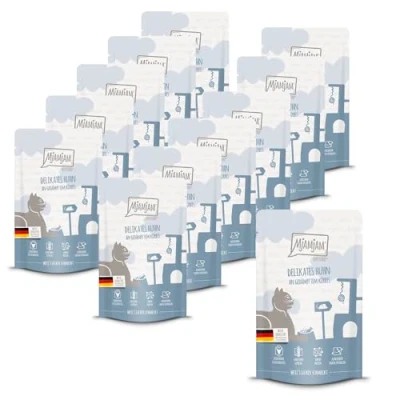 Abbildung von MjAMjAM Quetschie delikates Huhn an gedämpftem Kürbis 12 x 125 g