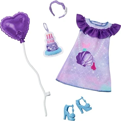 Abbildung von Barbie Puppenkleidung Birthday Kleid My First Mattel Puppen Kleidung Trend Mode