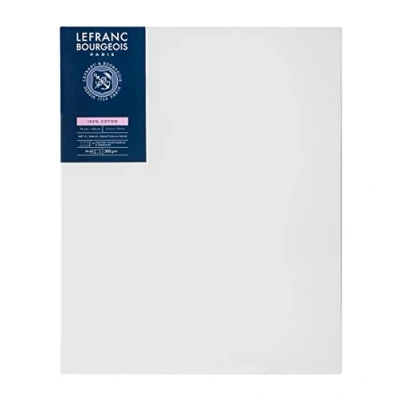 Abbildung von Lefranc &amp; Bourgeois 111151 Keilrahmen Serie Klassisch, 100 % Baumwolle, 350g/m², Archivqualität, säurefrei für erhöhte Haltbarkeit, grundiert 70x100cm