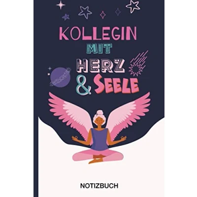 Abbildung von Kollegin mit Herz &amp; Seele: A5 Notizbuch als Geschenk für eine /punktiert Geschenke zum GeburtstagGeburtstagsgeschenk