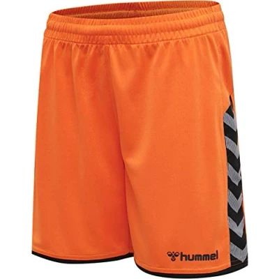 Abbildung von Hummel Hmlauthentic kurze Sporthose für Kinder, Größe: 164, Tangerine
