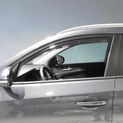 Abbildung von Windabweiser Regenabweiser kompatibel mit Hyundai Tucson 2015 2024 Dunkel Acryl 2tlg
