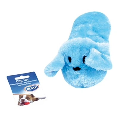 Abbildung von DUVO+ Tierkuscheltier Hundespielzeug Plüsch Pantoffel mit Glocke