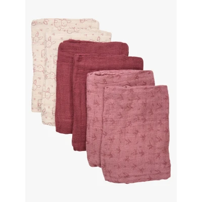 Abbildung von Pippi Musselintücher 6er Pack, Old Rose