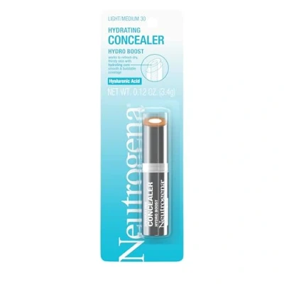 Abbildung von Neutrogena Hydro Boost Hydrating Concealer Stick for Dry Skin, Oil Free, Lightweight, Non Greasy and Comedogenic Cover Up Makeup with Hyaluronic Acid, 30 Light/Medium, Oz