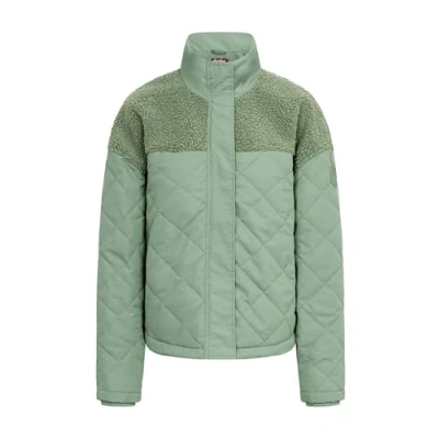 Abbildung von Derbe Quiltholm Winterjacke, Damen, Größe: 40, Hedge green