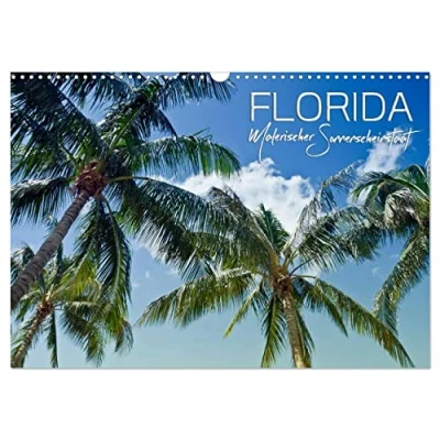 Abbildung von FLORIDA Malerischer Sonnenscheinstaat (Wandkalender 2025 DIN A3 quer), CALVENDO Monatskalender